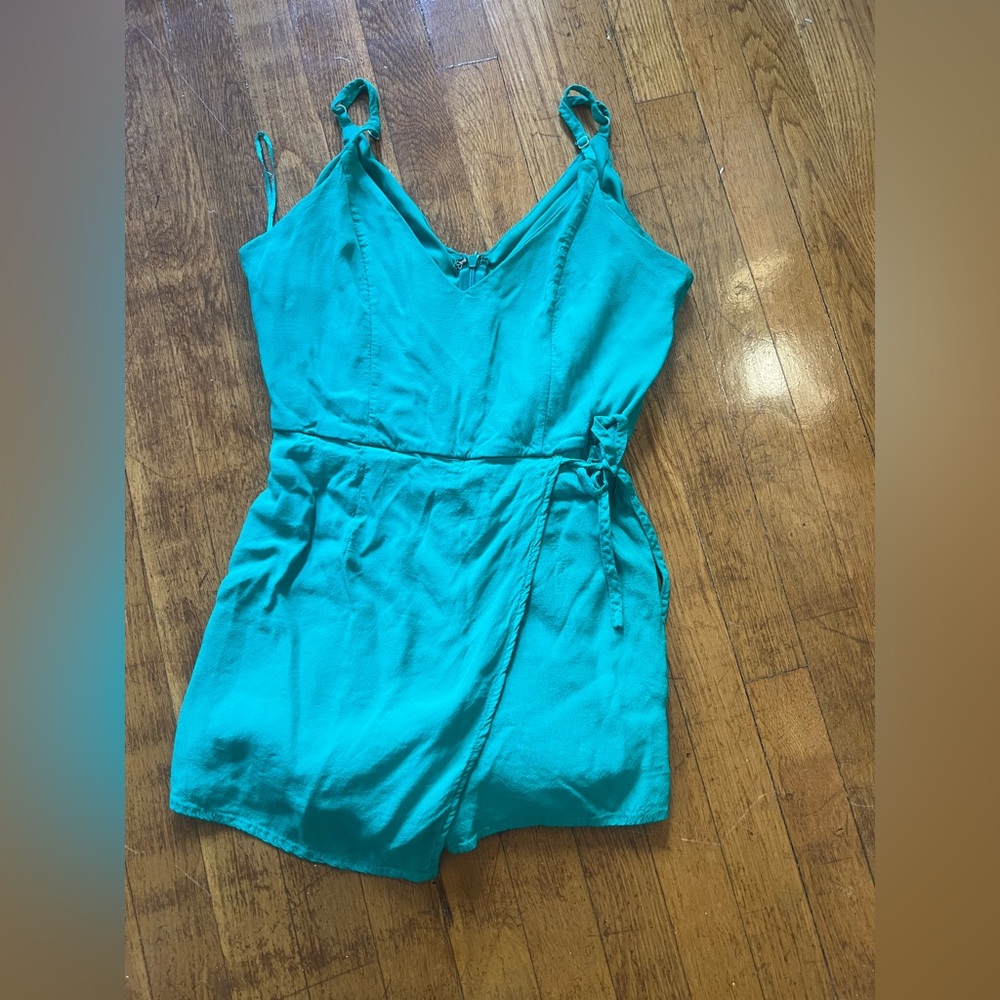 Revolve Superdown small Green Romper - image 2